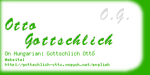 otto gottschlich business card